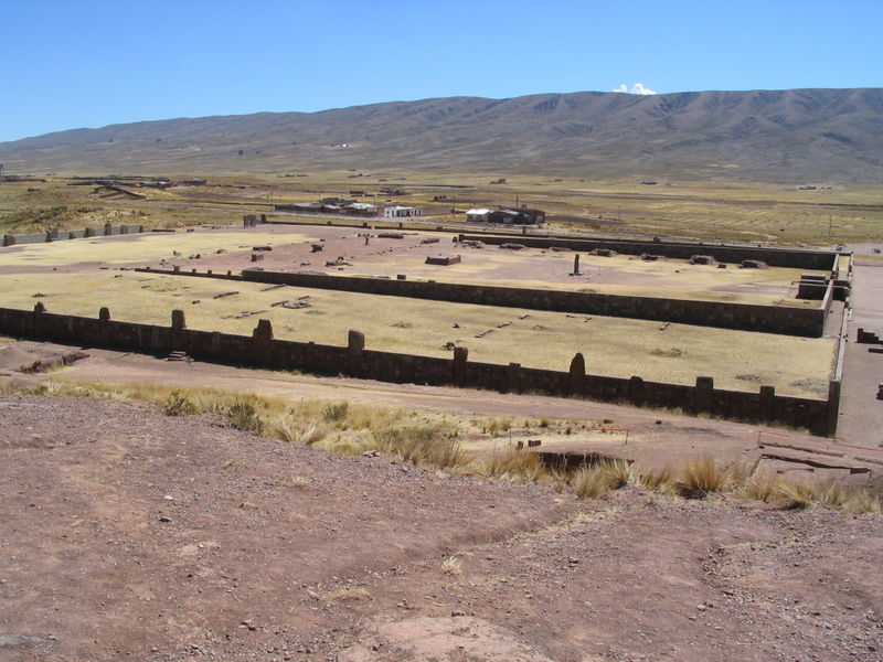 Tiwanaku, Tiahuanaco, city view